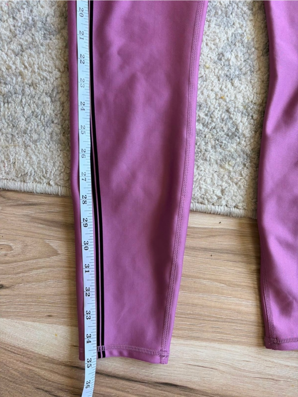 ALO Yoga airlift 7/8 line up sculpted Mauve Pink High-Rise Leggings - Picture 8 of 10
